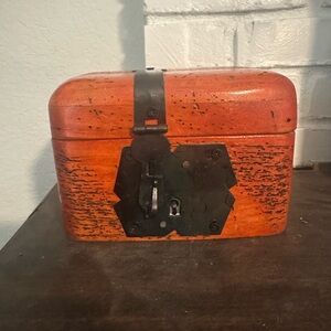 Rustic wormwood Wooden trinket jewelry box